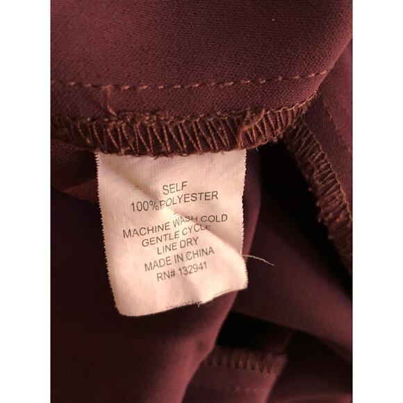 Amanda Uprichard Reid Dress 3/4 Sleeve Tie Keyhole Neck Sheath Purple Small - Picture 7 of 8